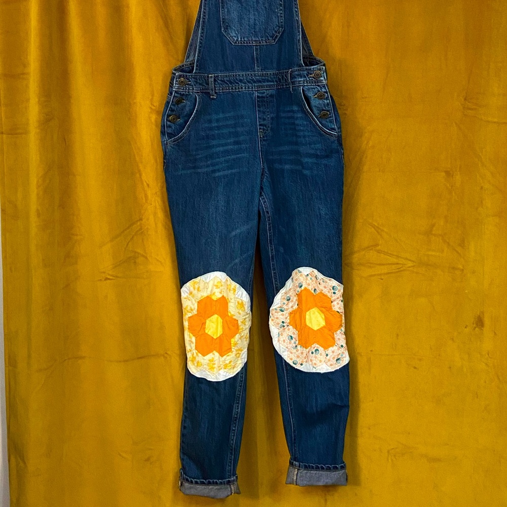 Quilt Patch Knees Overralls